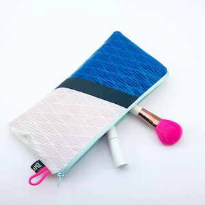 Tasche Surfsegel, 2 Fächer, Innenfutter pink, Reißverschluss, zum aufhängen