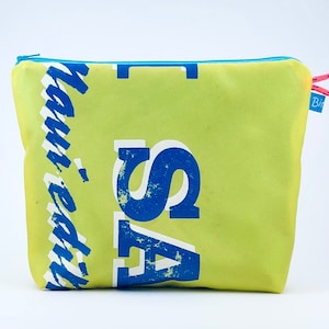 Kulturbeutel aus Windsurf Material - für Wassersportfans
