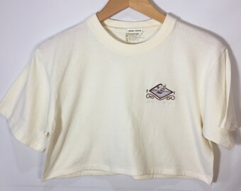 SMALL 刺繍アルバ クロップド T シャツ