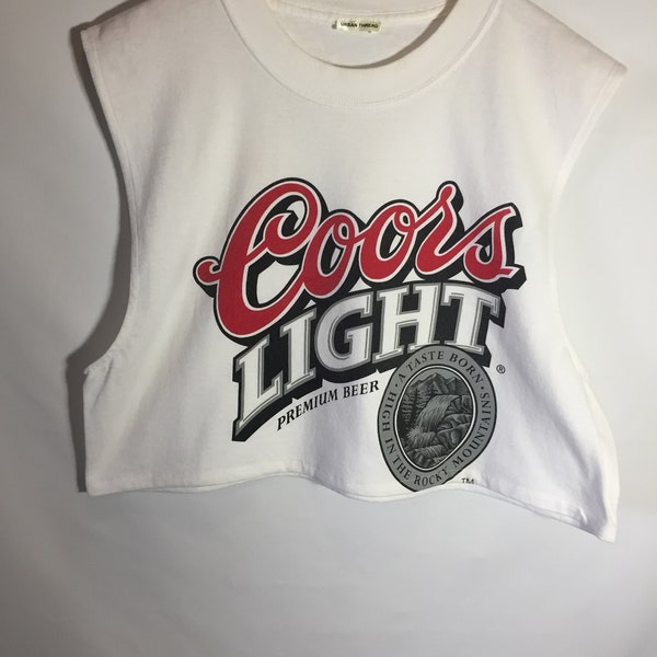 Coors Light Cropped Tank