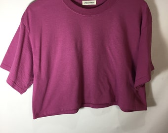 ベーシッククロップTシャツ