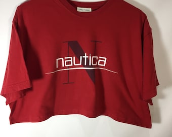 ラージ ノーティカ クロップド Tシャツ