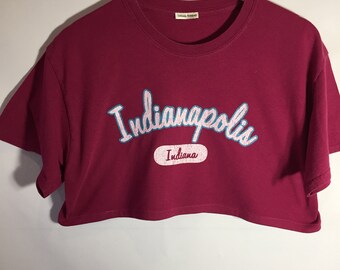 MEDIUM   Indianapolis  Indiana Extra - Cropped Tee