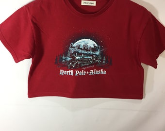 北極アラスカクロップTシャツ