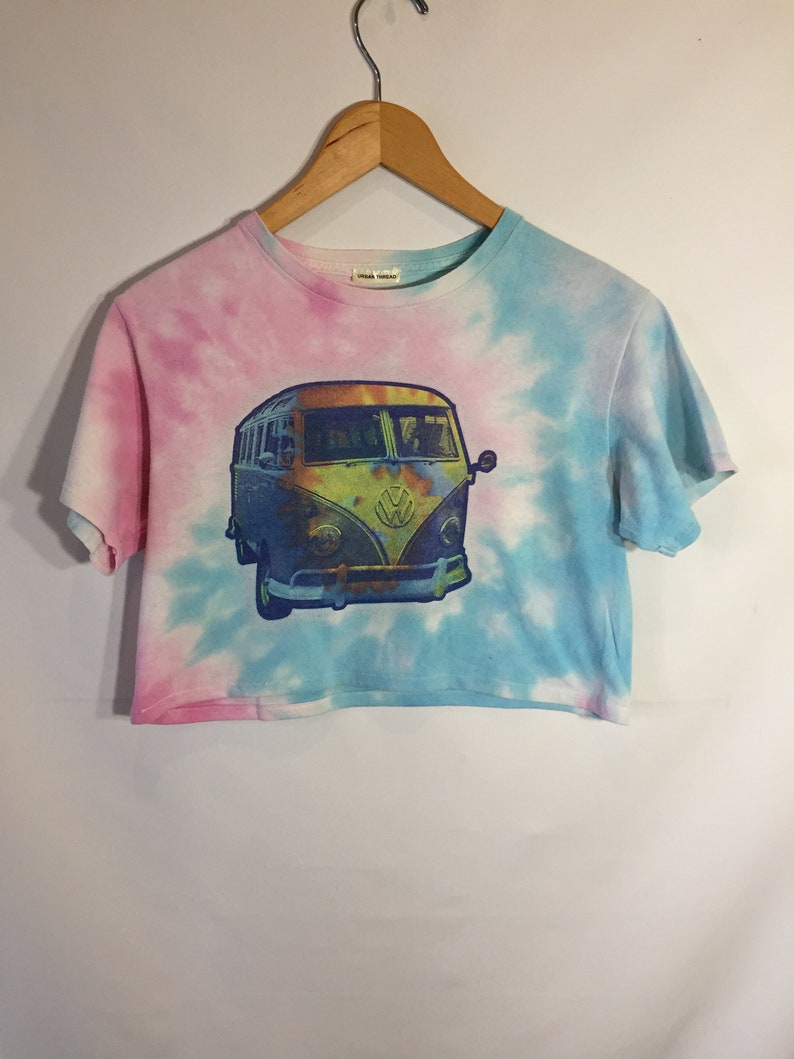 SMALL VW Tie Dye Cropped Tee