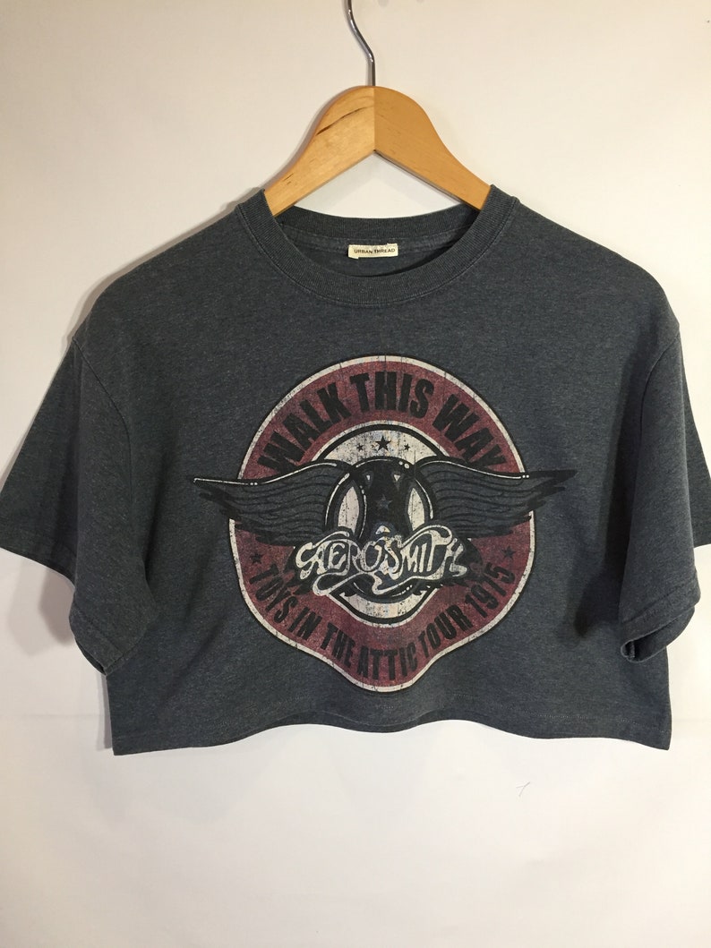 LARGE Walk This Way Cropped Tee