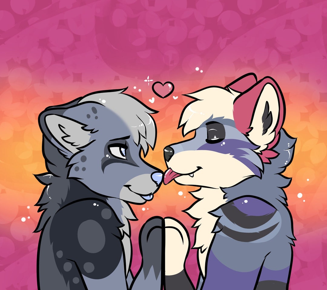 Skunkify YCH matching Lick Wallpaper - Etsy