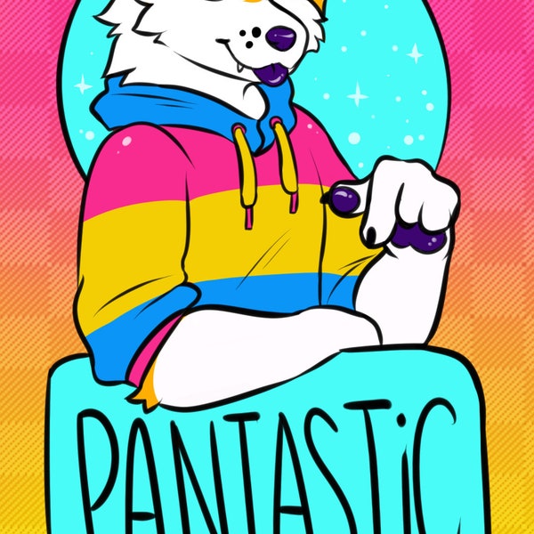 Skunkify YCH "Pan Pride Phone Wallpaper."