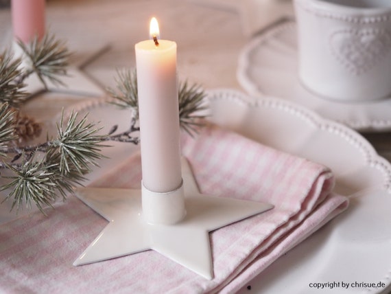 Kerzenhalter Stern Weihnachtsdeko