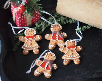 Weihnachtsdeko Lebkuchen 2 Stück Mädchen