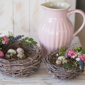 Osternest Ostern Dekoration Tischdeko