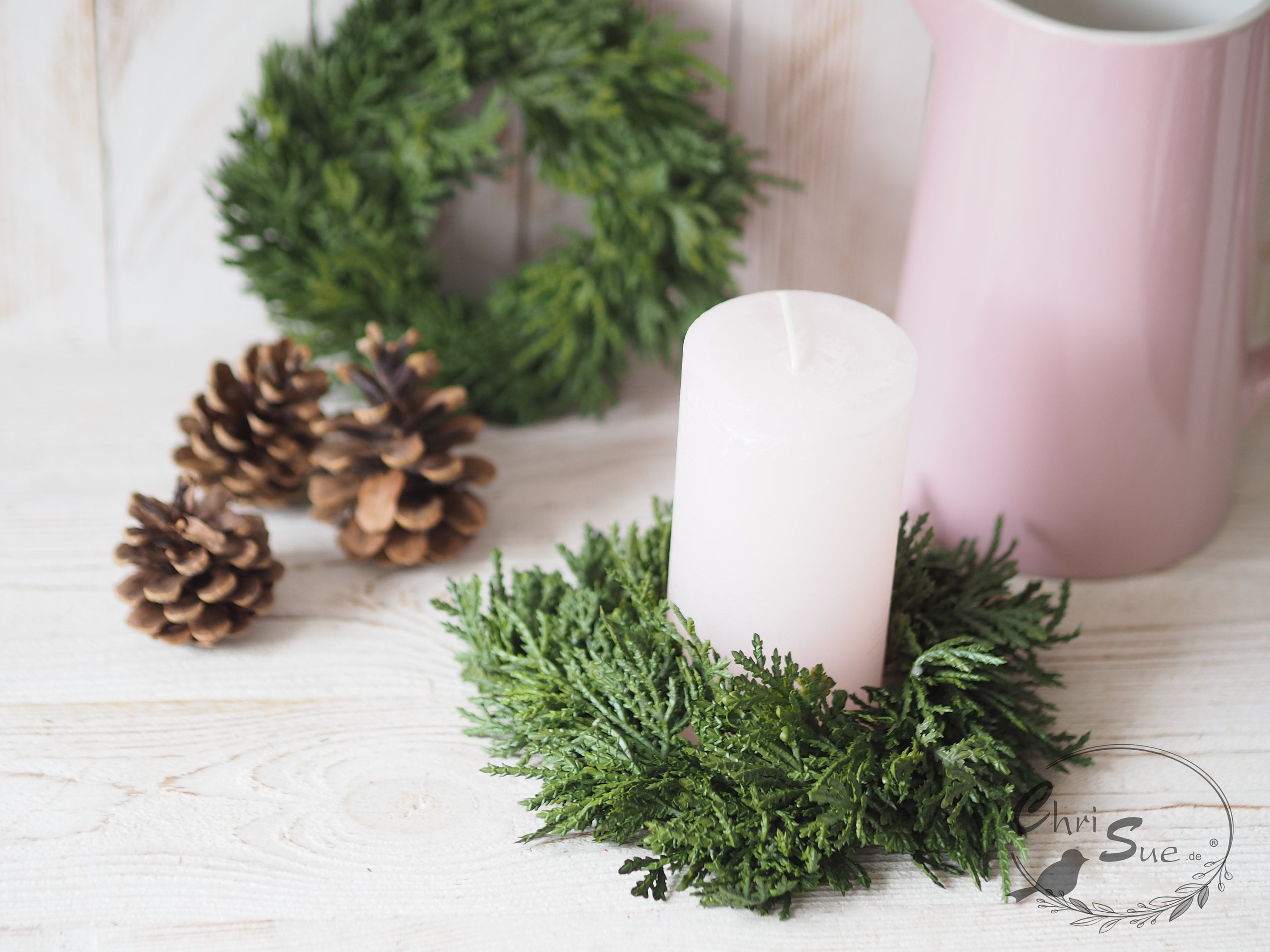 Herbstdeko Kranz Thuja 1 Stk. - Etsy