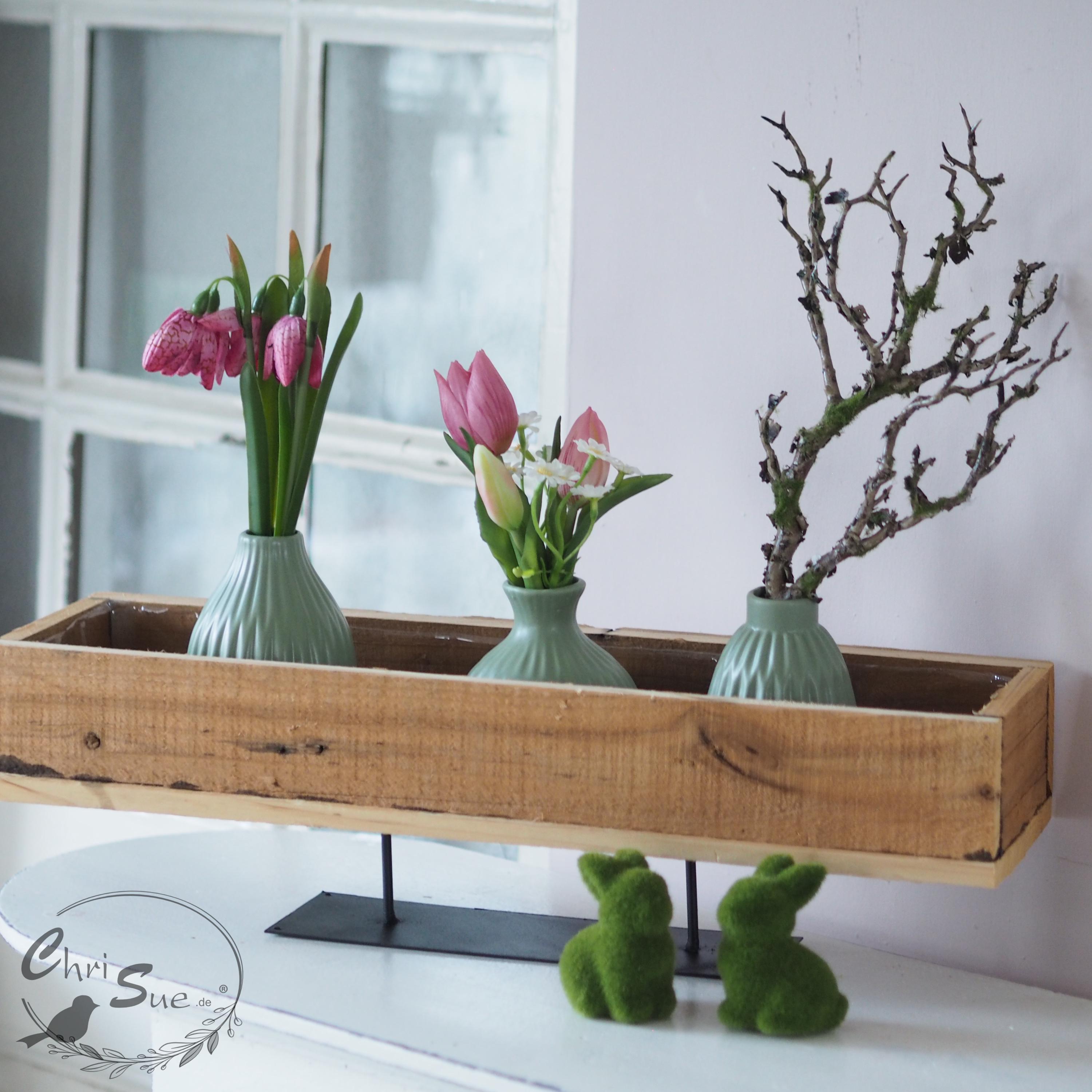 hoher blumenkasten holz Balkonkasten aus Holz 60cm – Green Me Up main image 1