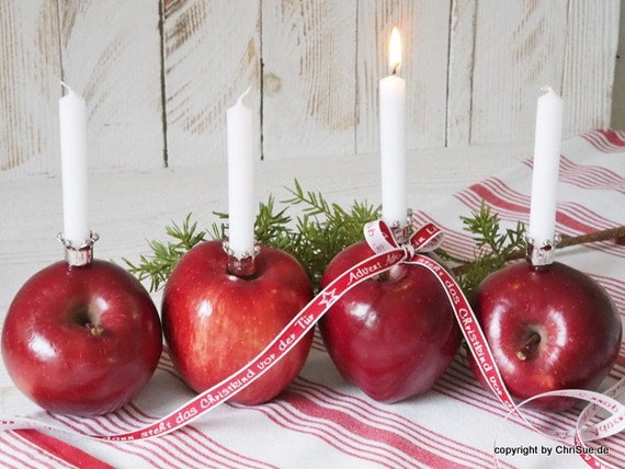 Adventskranz Kerzenhalter Set