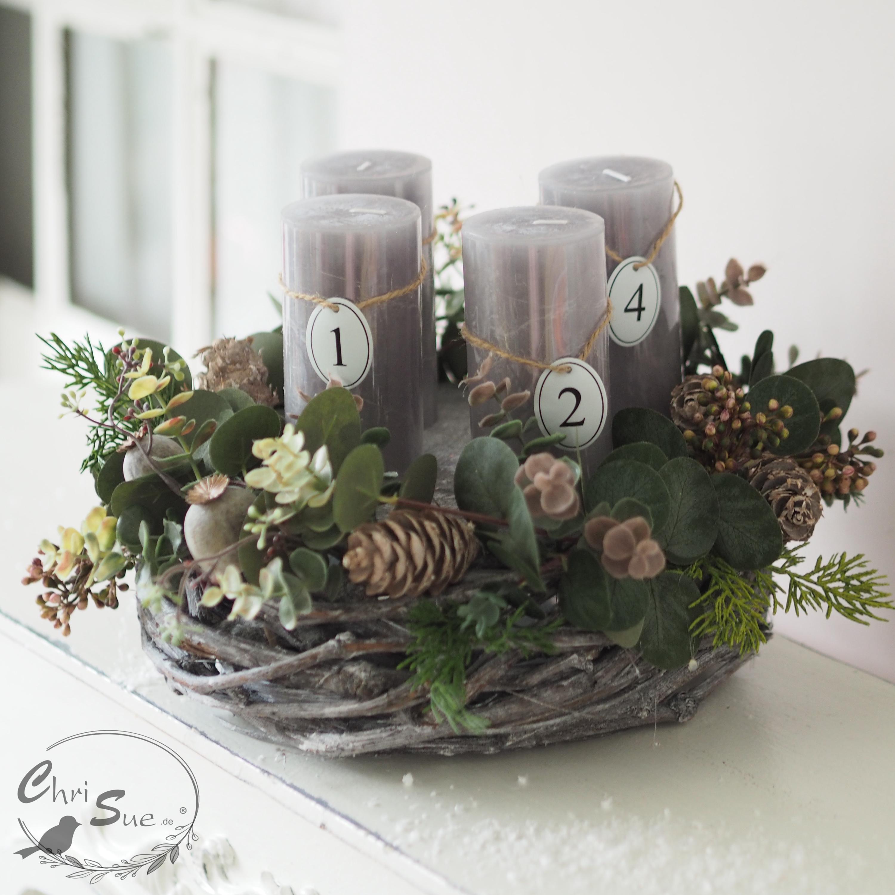 Knstlicher adventskranz - Etsy.de