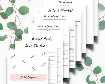 Hairstylist Bridal Agreement Contract Template Premade Etsy