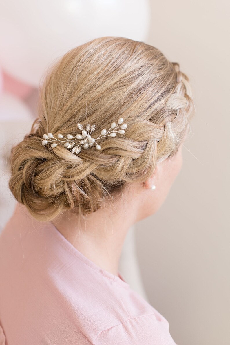 Bridal Hair Comb Hair Combs Hair Clips Wedding Bridal Hair Clip Freshwater Pearl Hair Comb Wedding Hair Combs Veil Comb