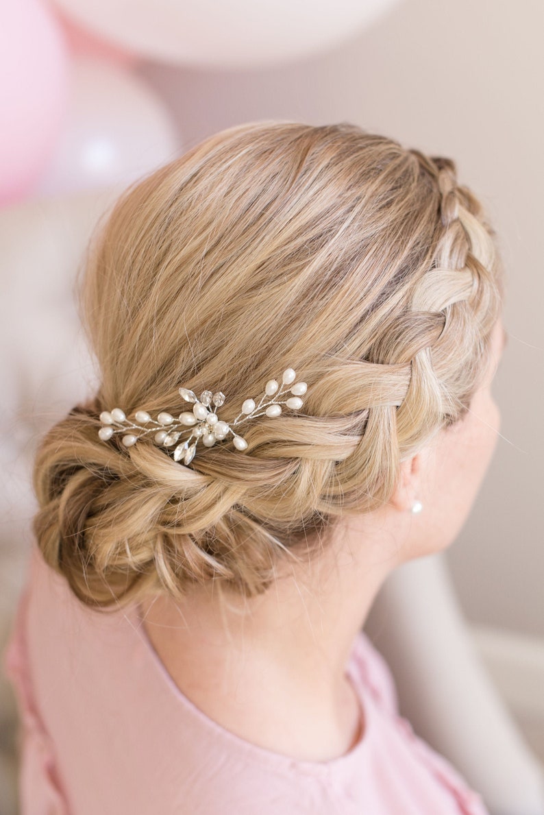Bridal Hair Comb Hair Combs Hair Clips Wedding Bridal Hair Clip Freshwater Pearl Hair Comb Wedding Hair Combs Veil Comb