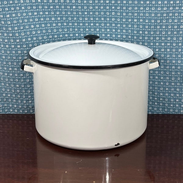 Enamelware Stock Pot Etsy