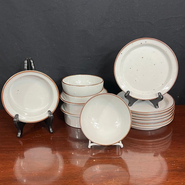 Dansk "Brown Mist" Dinnerware - Choice of Dessert/Bread and Butter Plate,  Rim Soup Bowl and Rare Individual Salad Bowl - Sold Separately