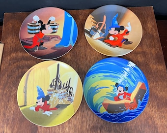 Edwin M. Knowles Walt Disney &quot;Fantasia&quot; Collectible Plates - Issued to Commemorate 50th Anniversary of Film