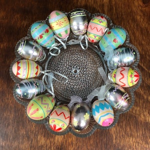 Vintage Indiana Glass Hobnail Clear Deviled Egg Tray - Holds 15 Eggs