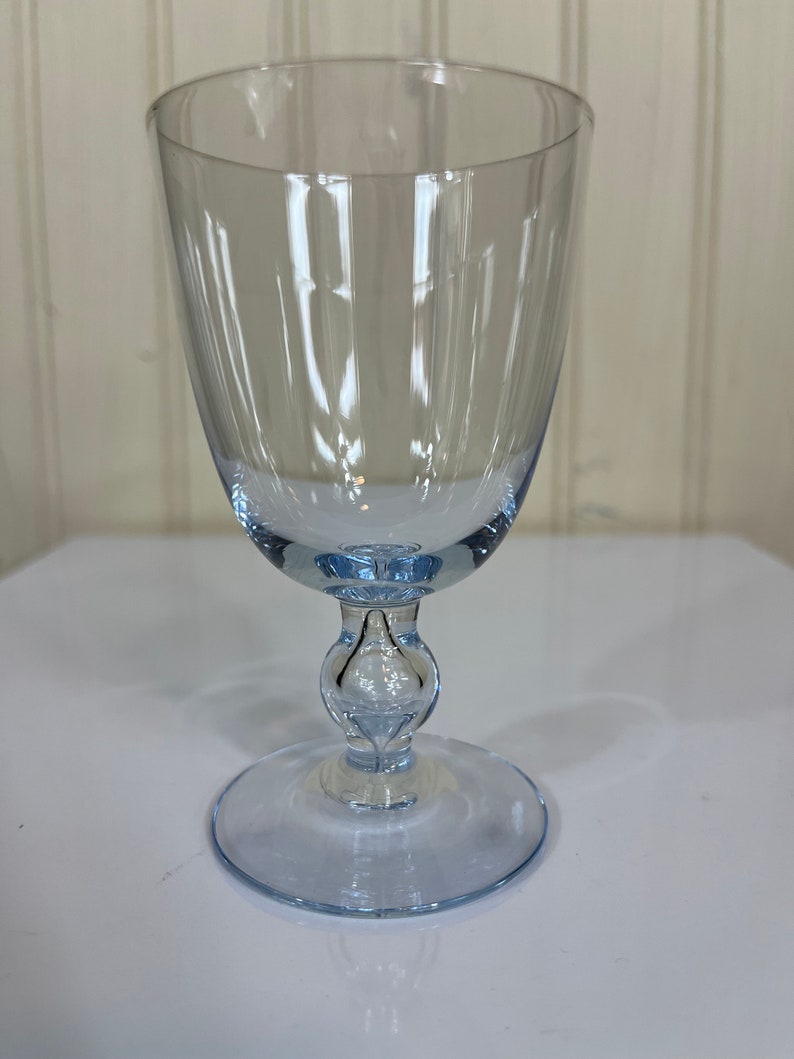 Kosta Boda bernadette Blue Cordial Or Small Wine Glasses By Vicke kosta-boda-bernadette-blue-cordial-or-small-wine-glasses-by-vicke