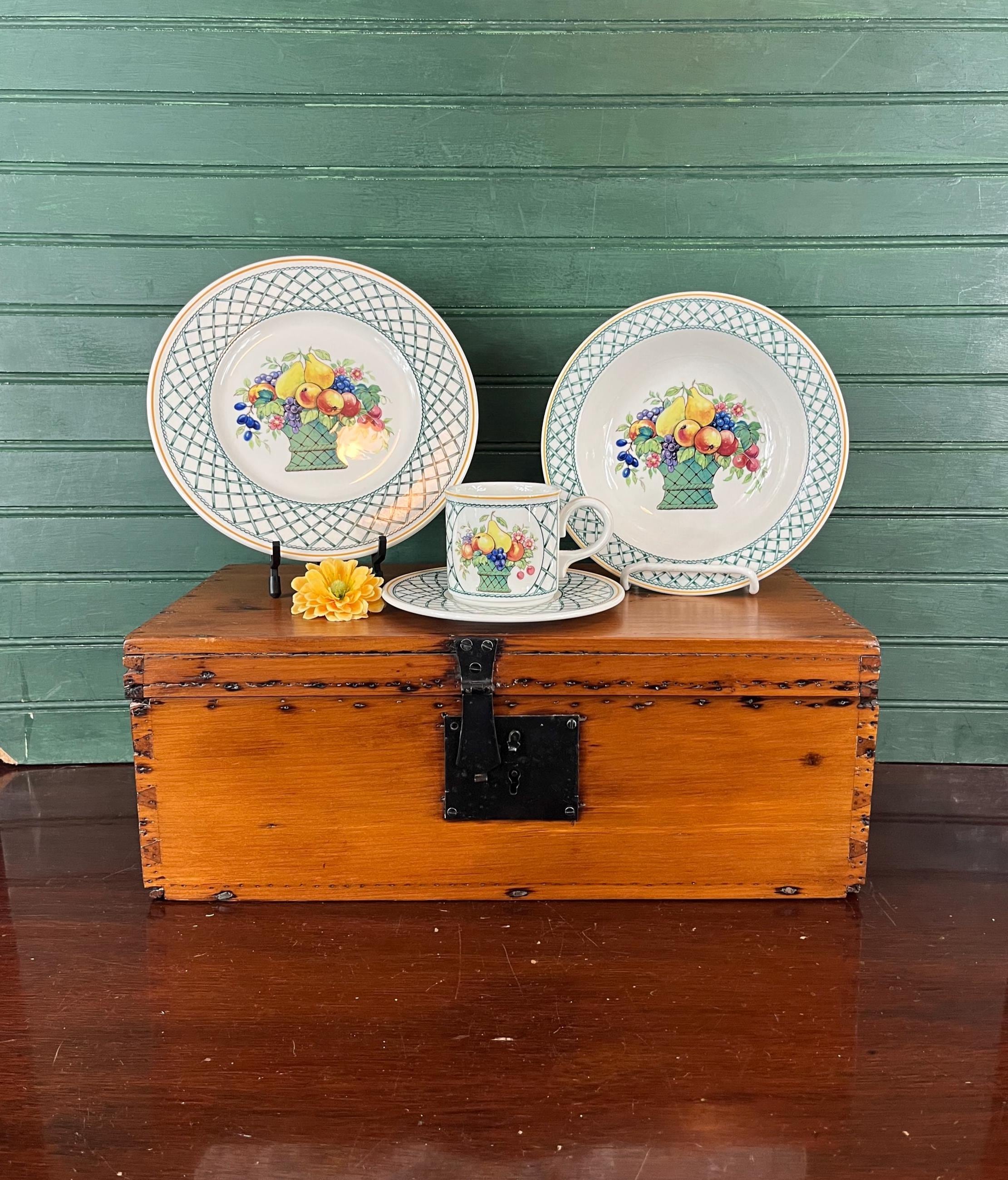 Villeroy and Boch Basket Tea Set - Etsy
