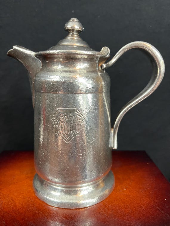 Vintage Reed & Barton Silver-soldered Lidded Pitcher – Model 2800