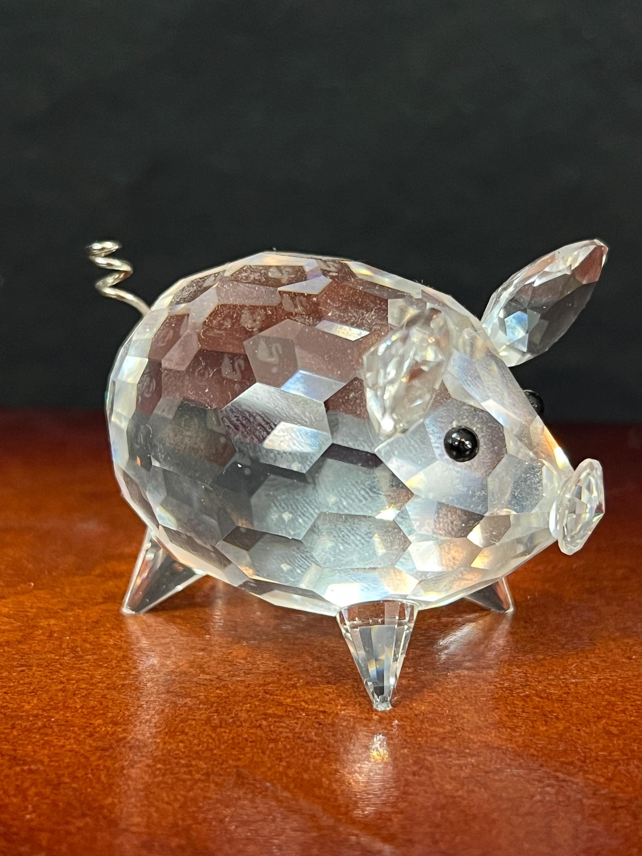 Vintage Swarovski Crystal Pig – Barnyard Friends Collection – 2 1