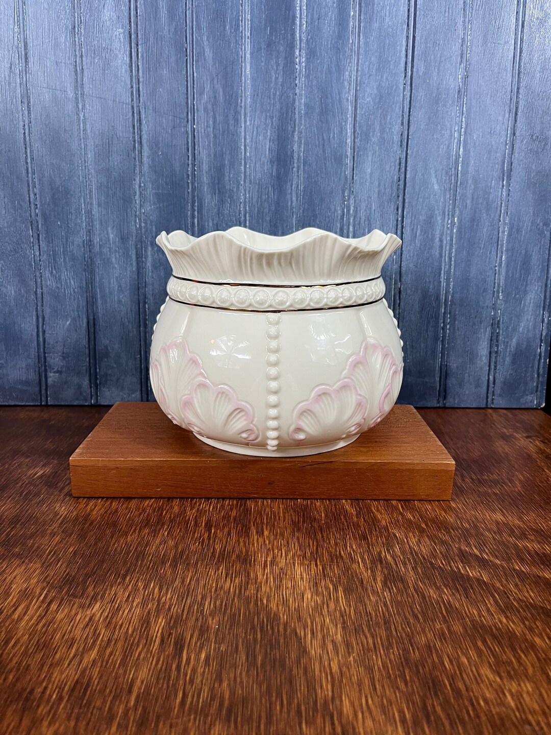 Belleek Pottery rossmore Large Planter Irish Etsy