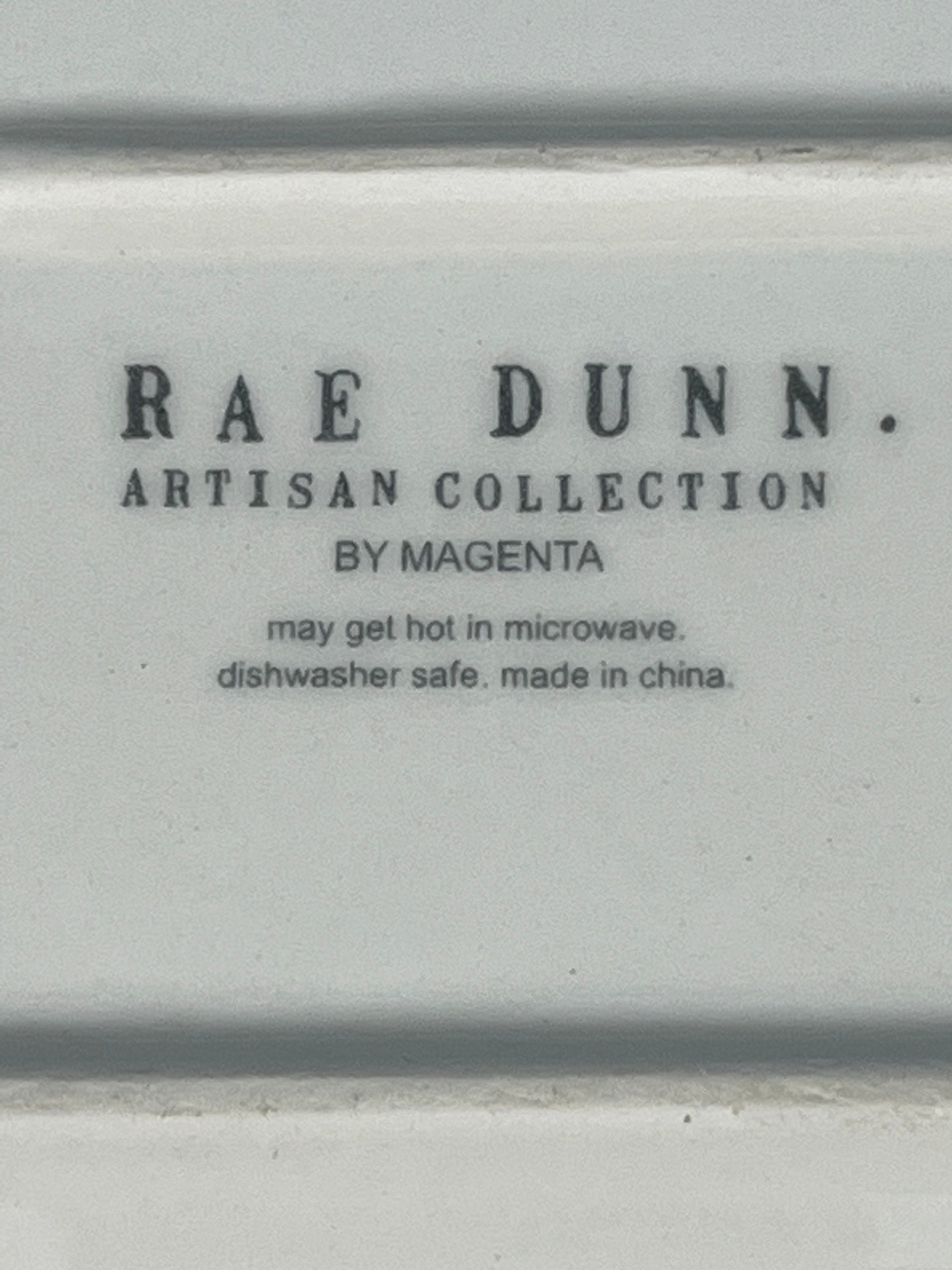 Rae Dunn Artisan Collection by Magenta Rectangular Ceramic Dish Choice