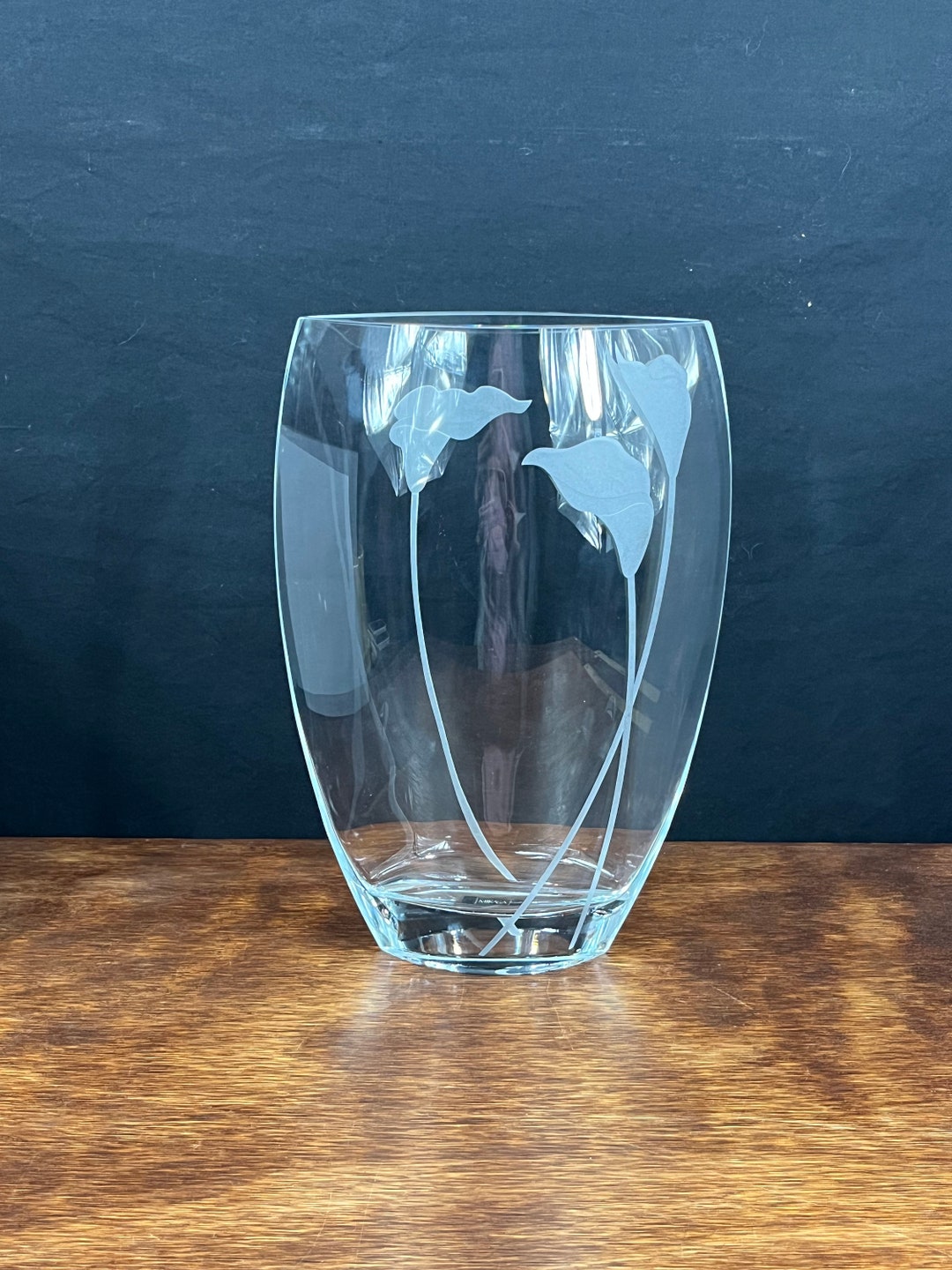 Mikasa calla Lily Ellipse Vase 12 Tall Etsy