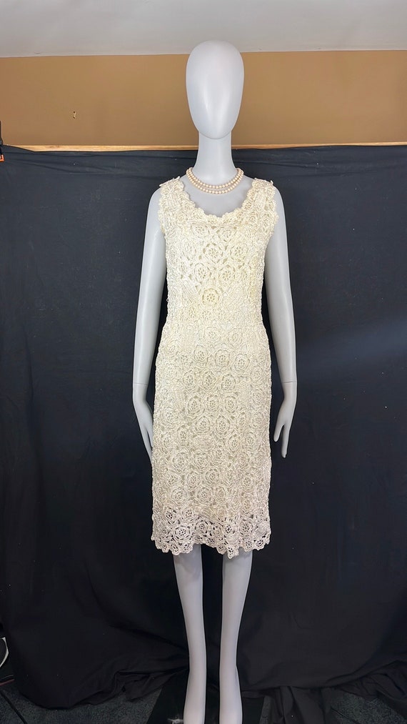 Gorgeous Vintage Crochet Lace Dress - No Label and
