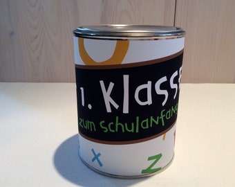 Du bist 1. Klasse! - Einschulung - Geschenkdose