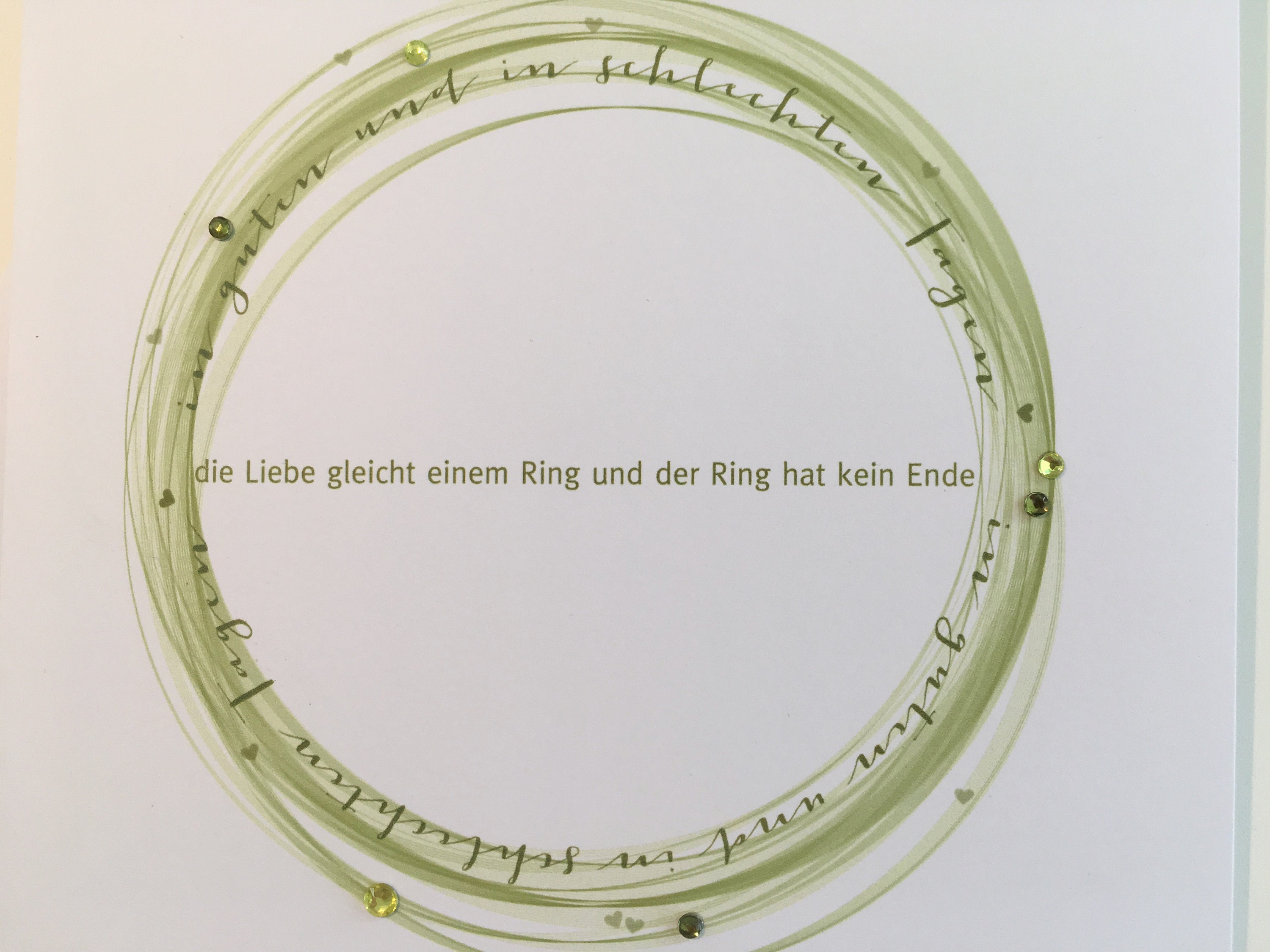 Hochzeit die Liebe gleicht einem Ring Etsy Nederland