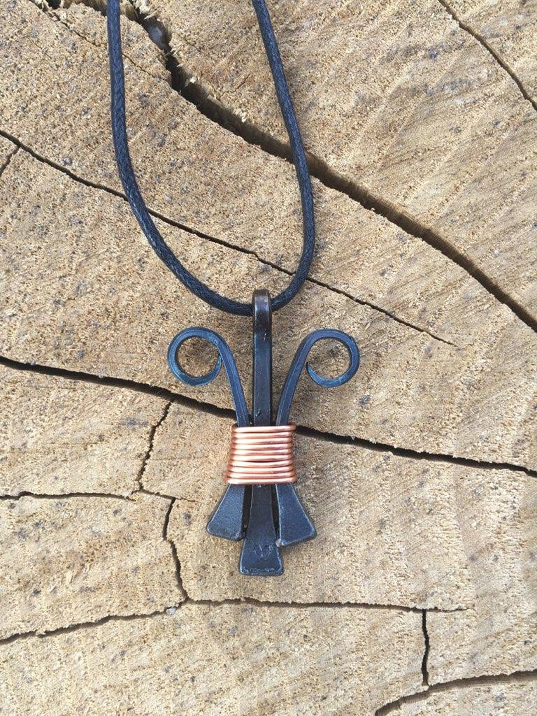 Horseshoe Nail Pendant Horseshoe Nail Necklace Horseshoe Etsy