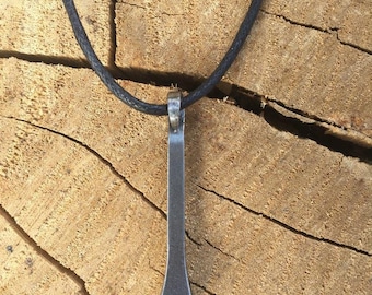 Handmade Horseshoe Nail Pendant, Western Necklace