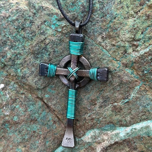 Large Celtic Cross Pendant - Handmade with Religious Significance