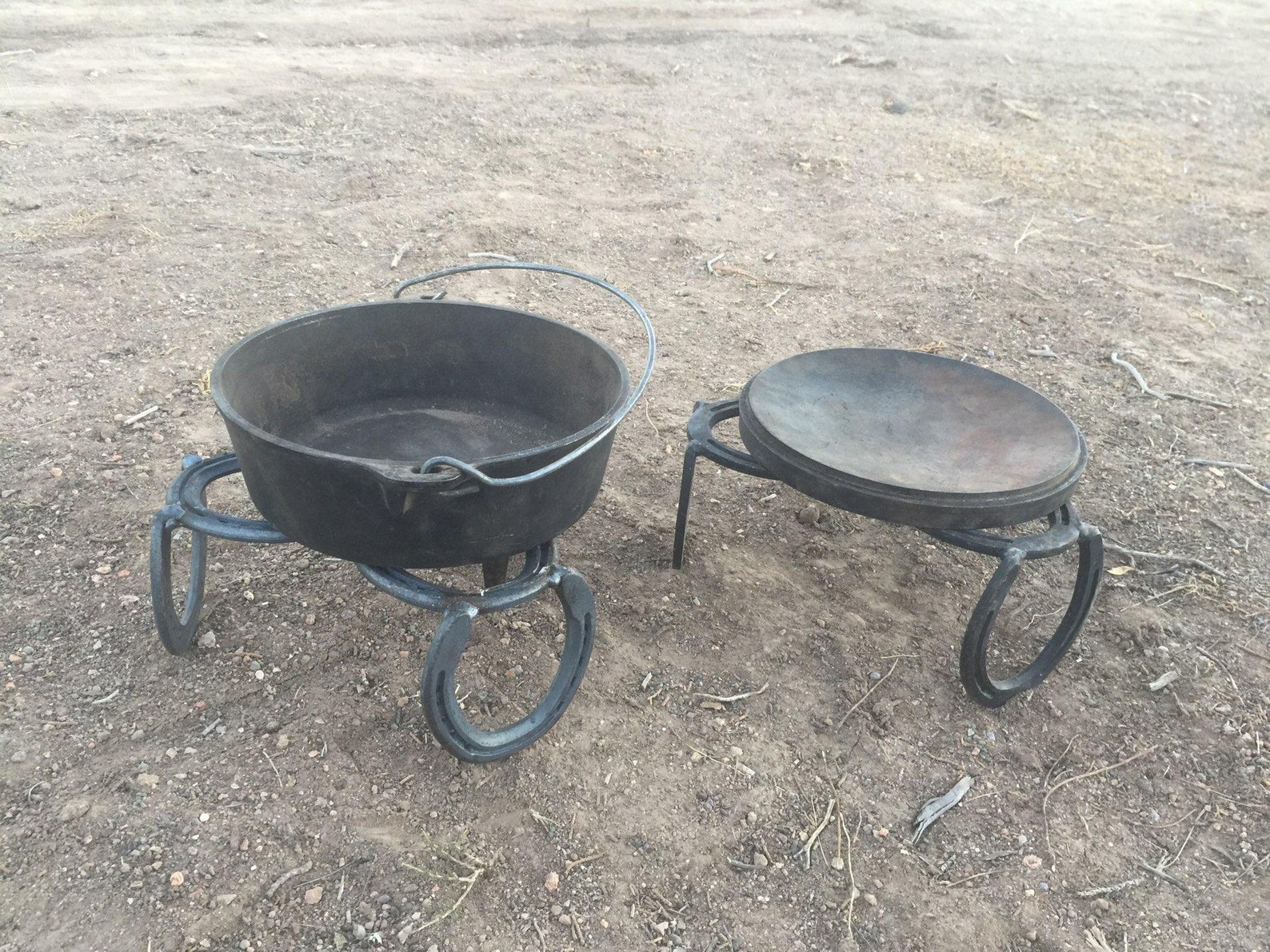 Horseshoe Dutch Oven Stand Etsy