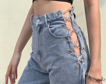 jeans chain womens