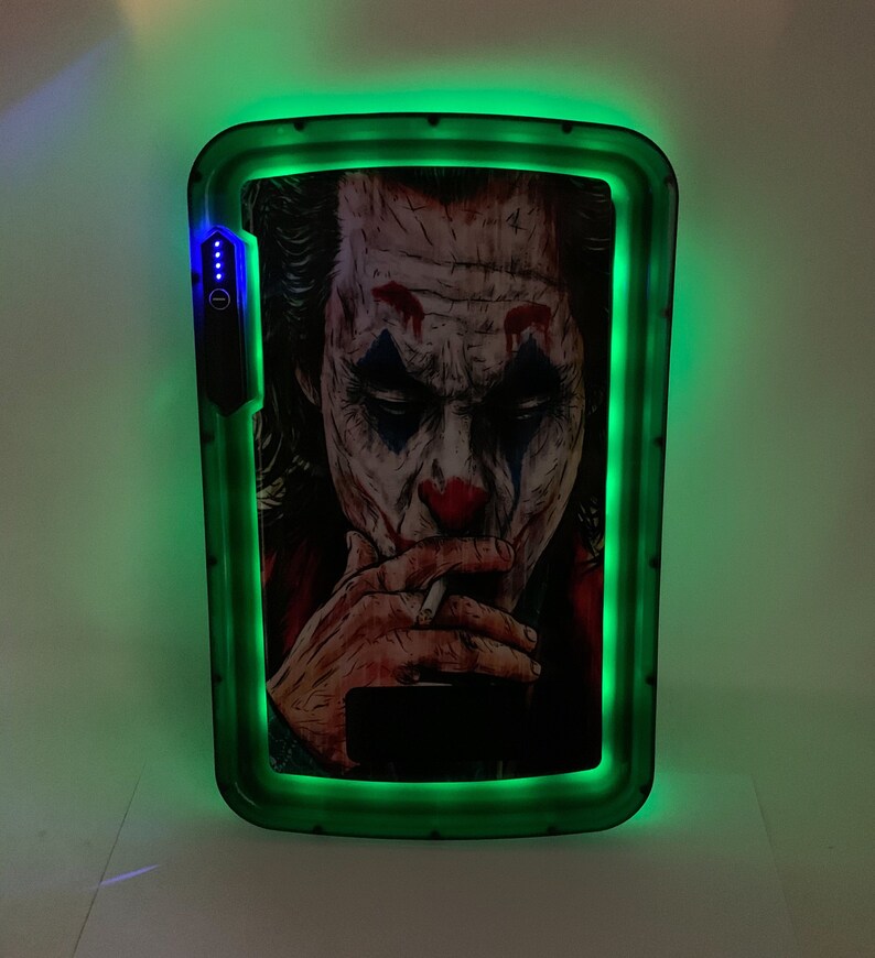 Glow Tray X Joker Black LED Rolling Tray 7 Colors and Party Etsy