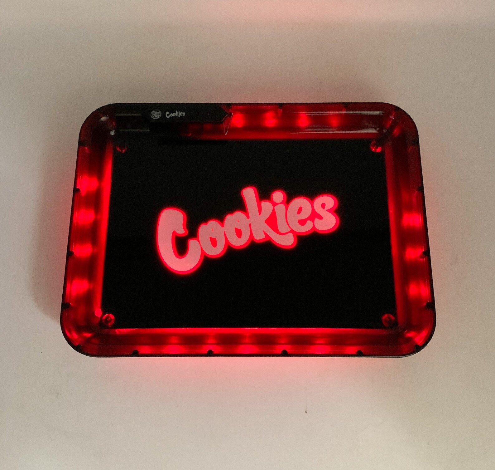 Glow Tray x Cookies Black LED Rolling Tray Etsy