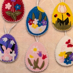Felt Easter ornaments