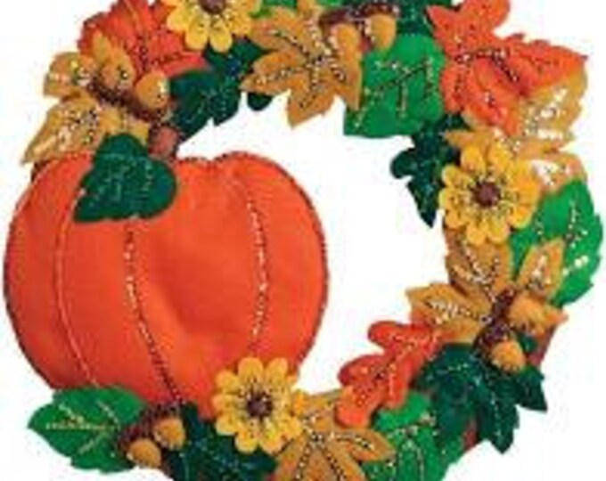 Pumpkin wreath