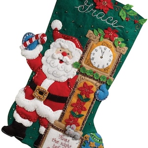 Christmas countdown stocking
