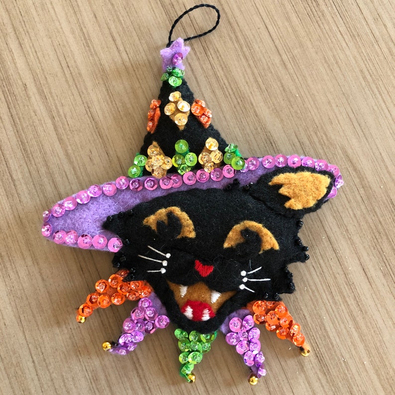 Vintage Halloween Ornaments Etsy