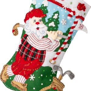 Santa Hole in One Stocking