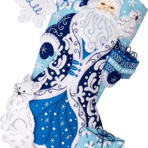 Arctic Santa Stocking