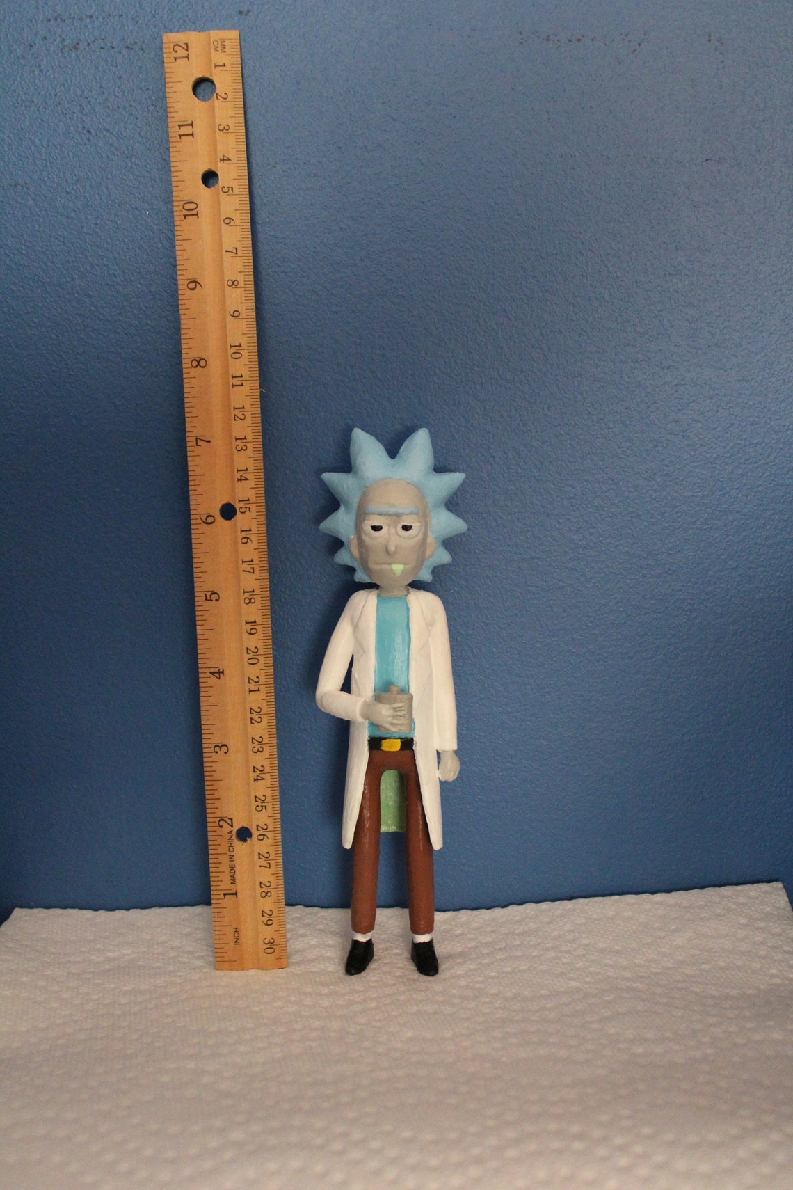 Rick Statue from Rick and Morty Etsy